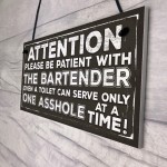 Funny Novelty BAR Sign Gin Beer Vodka Home Bar Garden Plaque