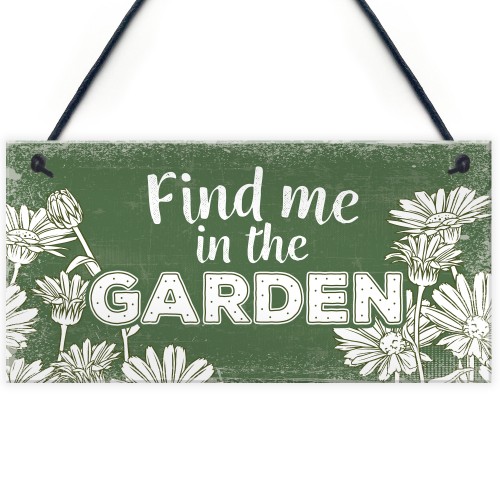 Find Me In The Garden Wall Door Gate Hanging Shed Summer House