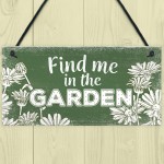 Find Me In The Garden Wall Door Gate Hanging Shed Summer House