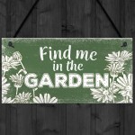 Find Me In The Garden Wall Door Gate Hanging Shed Summer House