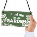 Find Me In The Garden Wall Door Gate Hanging Shed Summer House