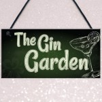 The Gin Garden Gin & Tonic Alcohol Sign Garden Shed Home Bar