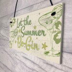 Funny Gin Sign Shabby Chic Home Bar Kitchen Alcohol Plaque 