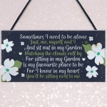 Garden Memorial Hanging Plaque SummerHouse Garden Shed Sign 