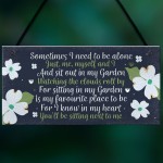 Garden Memorial Hanging Plaque SummerHouse Garden Shed Sign 