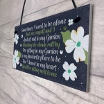 Garden Memorial Hanging Plaque SummerHouse Garden Shed Sign 