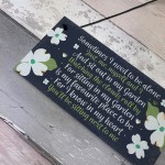 Garden Memorial Hanging Plaque SummerHouse Garden Shed Sign 