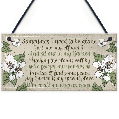 Special Garden Sign Summer House Shed Memorial Plaque Gift