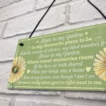 Novelty Hanging Garden Memorial Plaque Present Home Fence Sign 