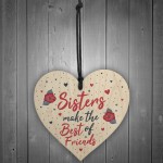 Sister Gifts Best Friend Plaque Heart Christmas Friendship Sign