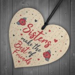 Sister Gifts Best Friend Plaque Heart Christmas Friendship Sign