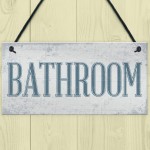 Shabby Chic Bathroom Sign Toilet WC The Loo Hanging Plaque