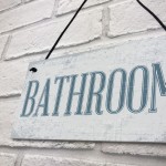 Shabby Chic Bathroom Sign Toilet WC The Loo Hanging Plaque