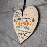 Sister Best FRIEND Gifts Wood Heart Christmas Friendship Gifts