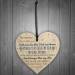 Mummy To Be Birthday Christmas Gift Wood Heart Baby Shower Gift