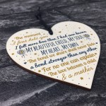 Mummy To Be Birthday Christmas Gift Wood Heart Baby Shower Gift