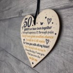 Anniversary 50th Wedding Engagement Wood Heart Plaque Gifts