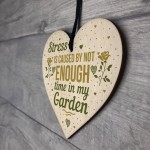 Funny Garden Sign Wooden Heart Shed Sign Plaque Friendship Gift