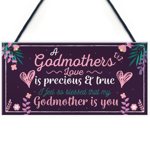 Godmother Thank You Keepsake Christening Godparent Friend Gifts