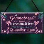 Godmother Thank You Keepsake Christening Godparent Friend Gifts