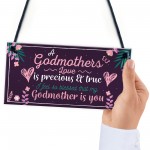 Godmother Thank You Keepsake Christening Godparent Friend Gifts