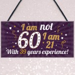 Funny 50th Birthday Gift Hanging Plaque Novelty Friendship Gift