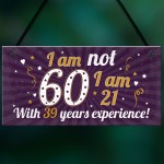 Funny 50th Birthday Gift Hanging Plaque Novelty Friendship Gift