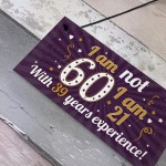 Funny 50th Birthday Gift Hanging Plaque Novelty Friendship Gift