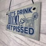 Novelty Vodka Alcohol Gift Funny Man Cave Home Bar Pub Sign 