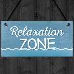 Relaxation Zone Hot Tub Man Cave Bathroom Garden Plaque Sign