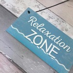 Relaxation Zone Hot Tub Man Cave Bathroom Garden Plaque Sign