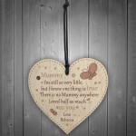 Mummy Loved PERSONALISED New Baby Gift Baby Shower Sign