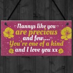 Special Gifts for Nanny Nan Granny Hanging Plaque Sign Birthday