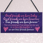 Special Friendship Plaques Birthday Christmas Gifts For Her Sign