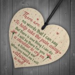 Friendship Inspirational Gift Handmade Wood Heart Gift Keepsake