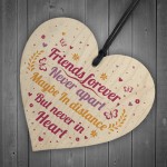 Friends Forever Handmade Wood Heart Sign Friendship Best Friend