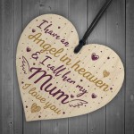 Special Mum Heart Shaped Wooden Memorial Grave Plaque Xmas 