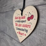 SISTER Friendship Gifts Wooden Heart Birthday Christmas Gift