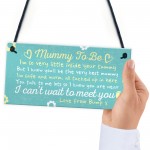 Mummy To Be From Bump Plaques Gift BABY SHOWER Baby Girl Boy