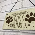 unny Dog Signs For Home Hanging Wall Plaque Sign Xmas Gift