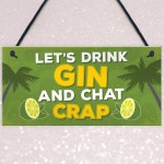 Novelty Gin Wall Sign Funny Bar Pub Man Cave Kitchen Plaque Gift