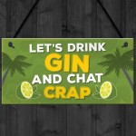 Novelty Gin Wall Sign Funny Bar Pub Man Cave Kitchen Plaque Gift