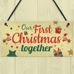 Couples First Christmas Together Plaque Xmas Tree Decoration