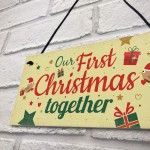 Couples First Christmas Together Plaque Xmas Tree Decoration