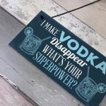 Funny Make Vodka Disappear Alcohol Gift Man Cave Home Bar Sign