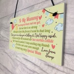 To My Mummy To Be Plaques Gifts From Bump BABY SHOWER Plaque