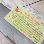 To My Mummy To Be Plaques Gifts From Bump BABY SHOWER Plaque