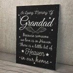 Special Grandad Memorial Grave Gift Hanging Wall Plaque Memorial