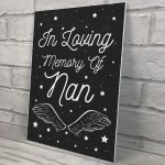 Christmas In Memory Of NAN Nanny Angel Grave Memorial Plaque