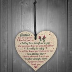 Special Sister Auntie Wood Plaque Sign Birthday Thank You Gifts